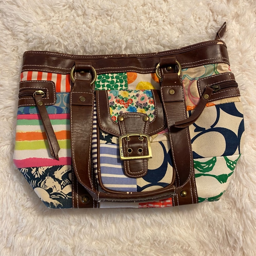 Well loved Coach handbag